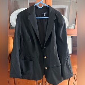 Chaps Elegant Black Jacket
